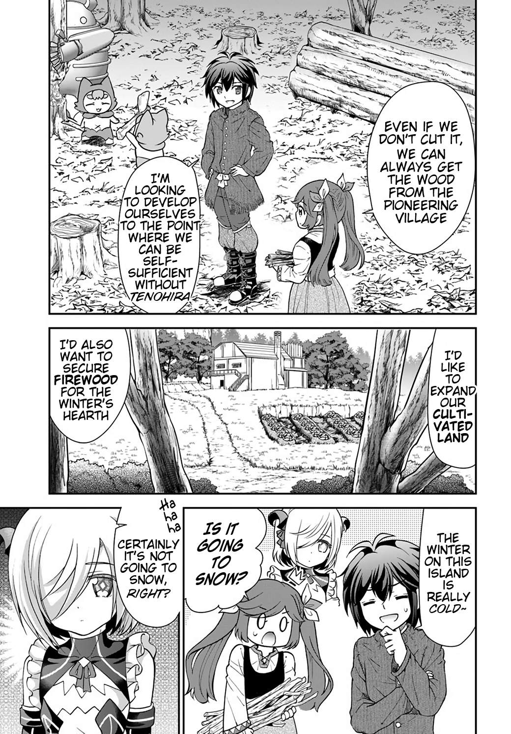 Tenohira Kaitaku Mura de Isekai Kenkokuki: Fueteku Yome-tachi to Nonbiri Mujintou Life Chapter 23 15